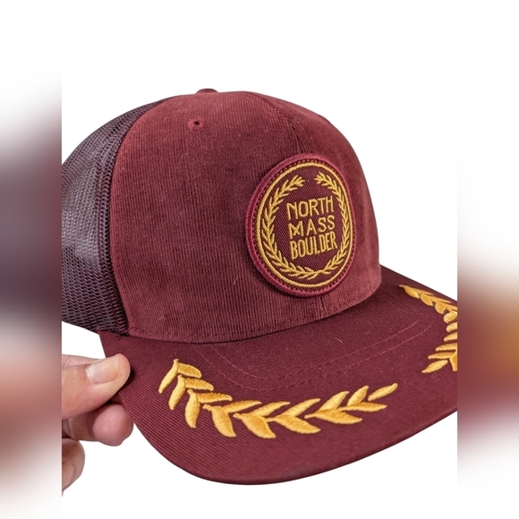 Corduroy trucker hat maroon NWOT - Picture 3 of 6